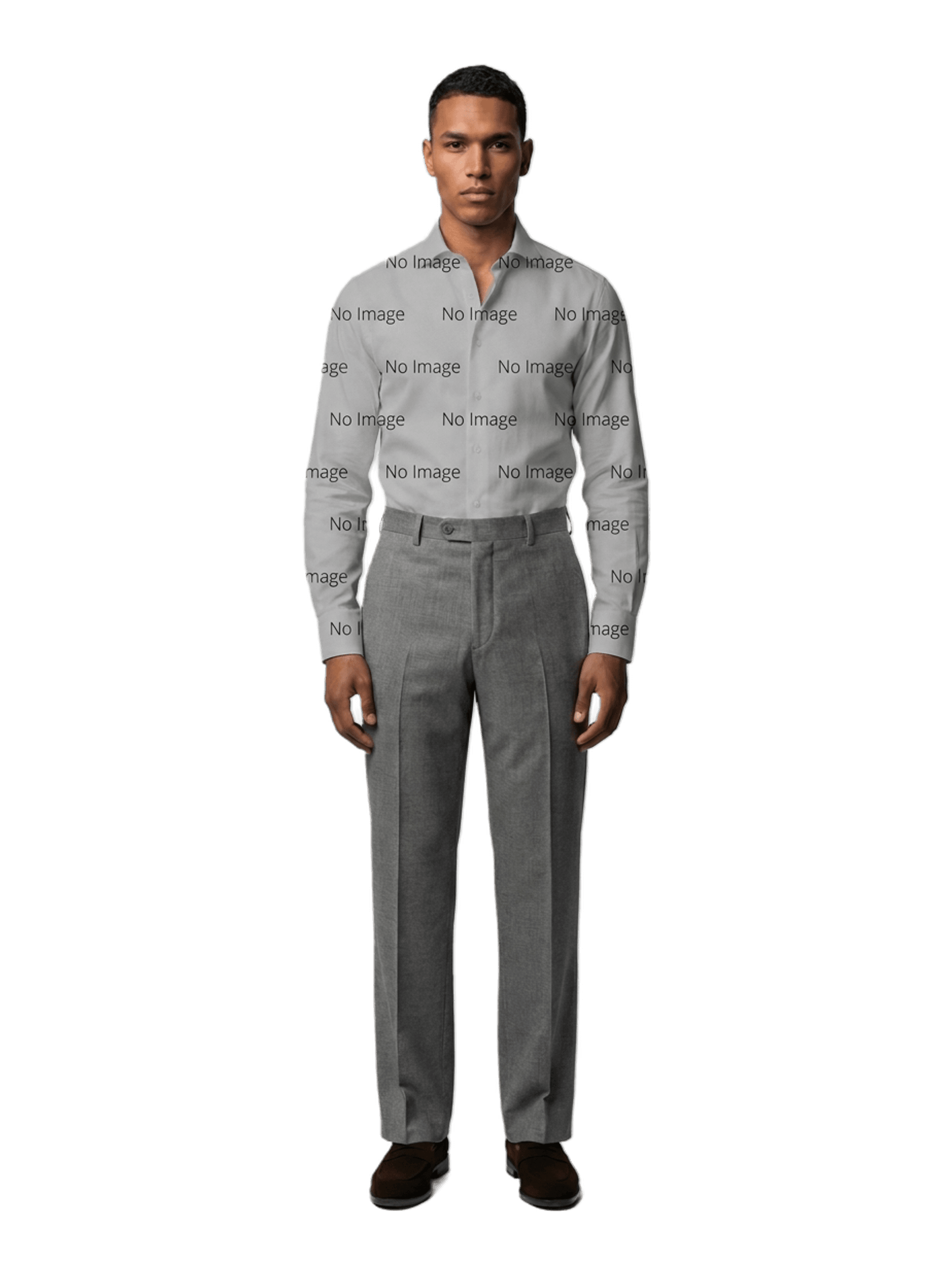 Custom Shirt - Blue Pencil Stripe