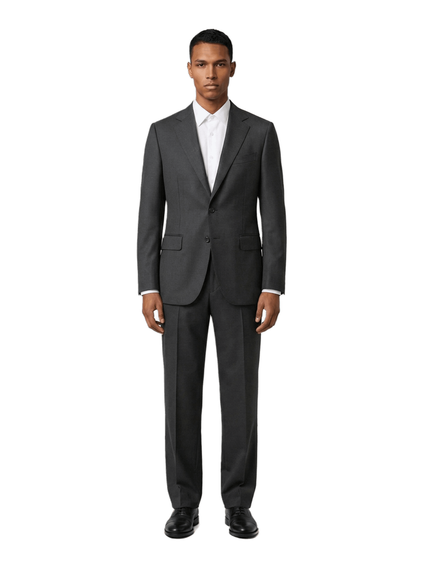 The Custom Suit - Dark Grey Sharkskin