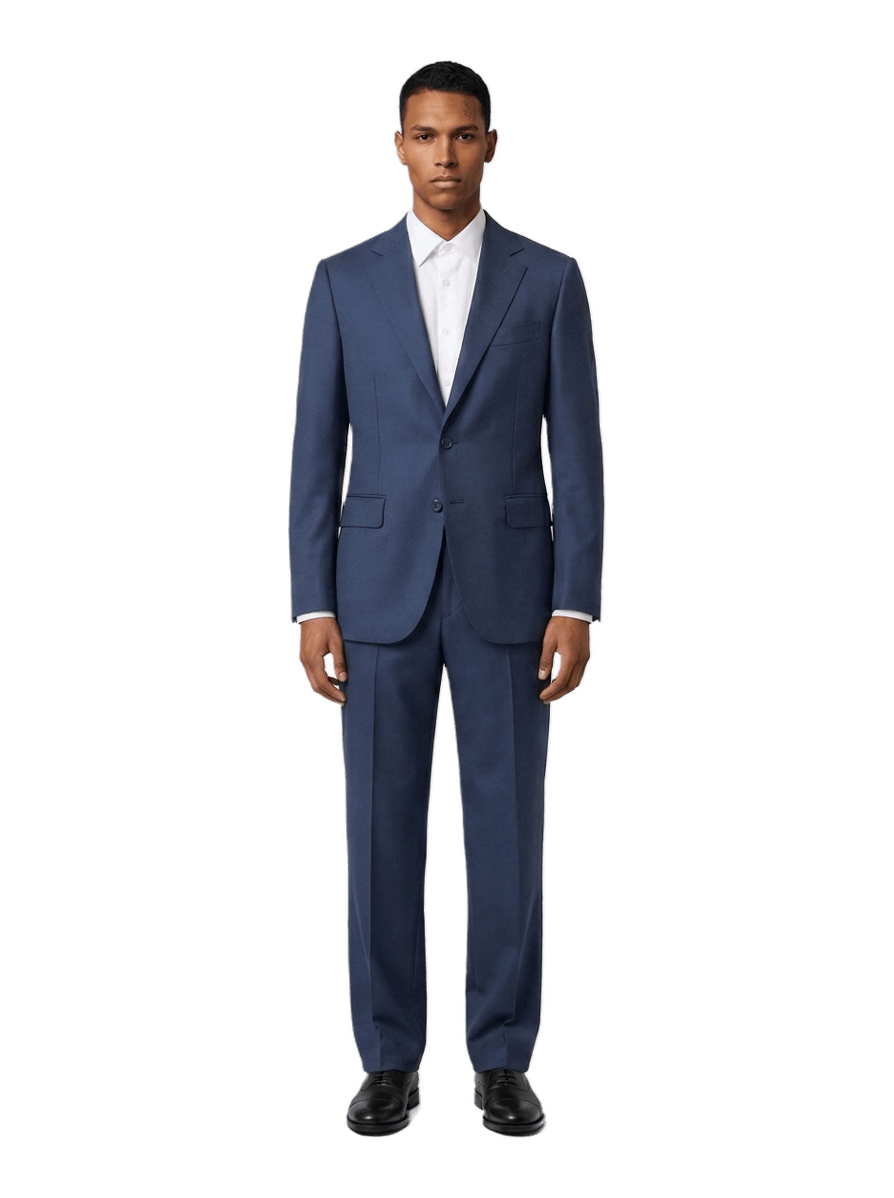 The Custom Suit - Navy Sharkskin
