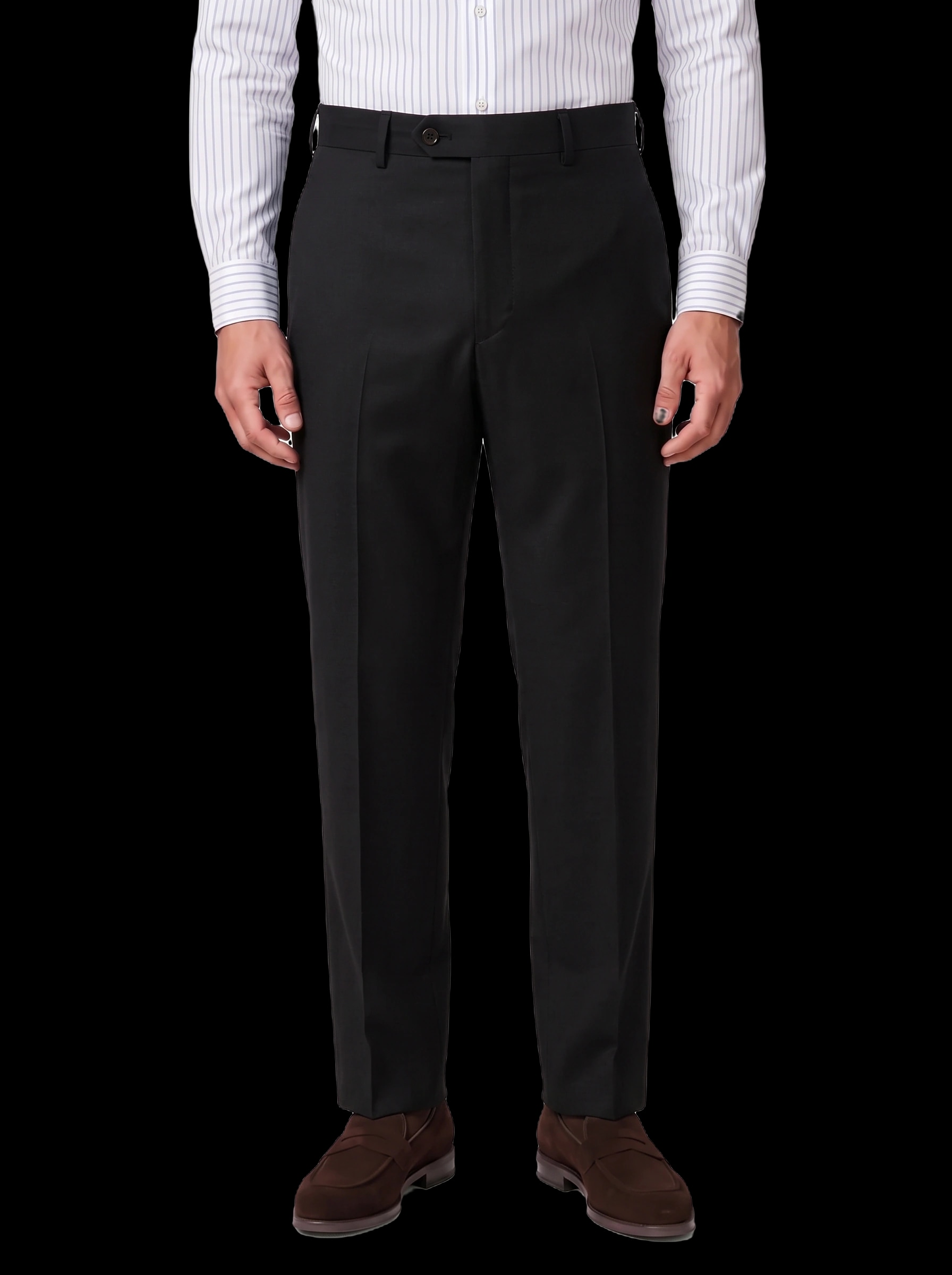 The Custom Trouser - Black Twill