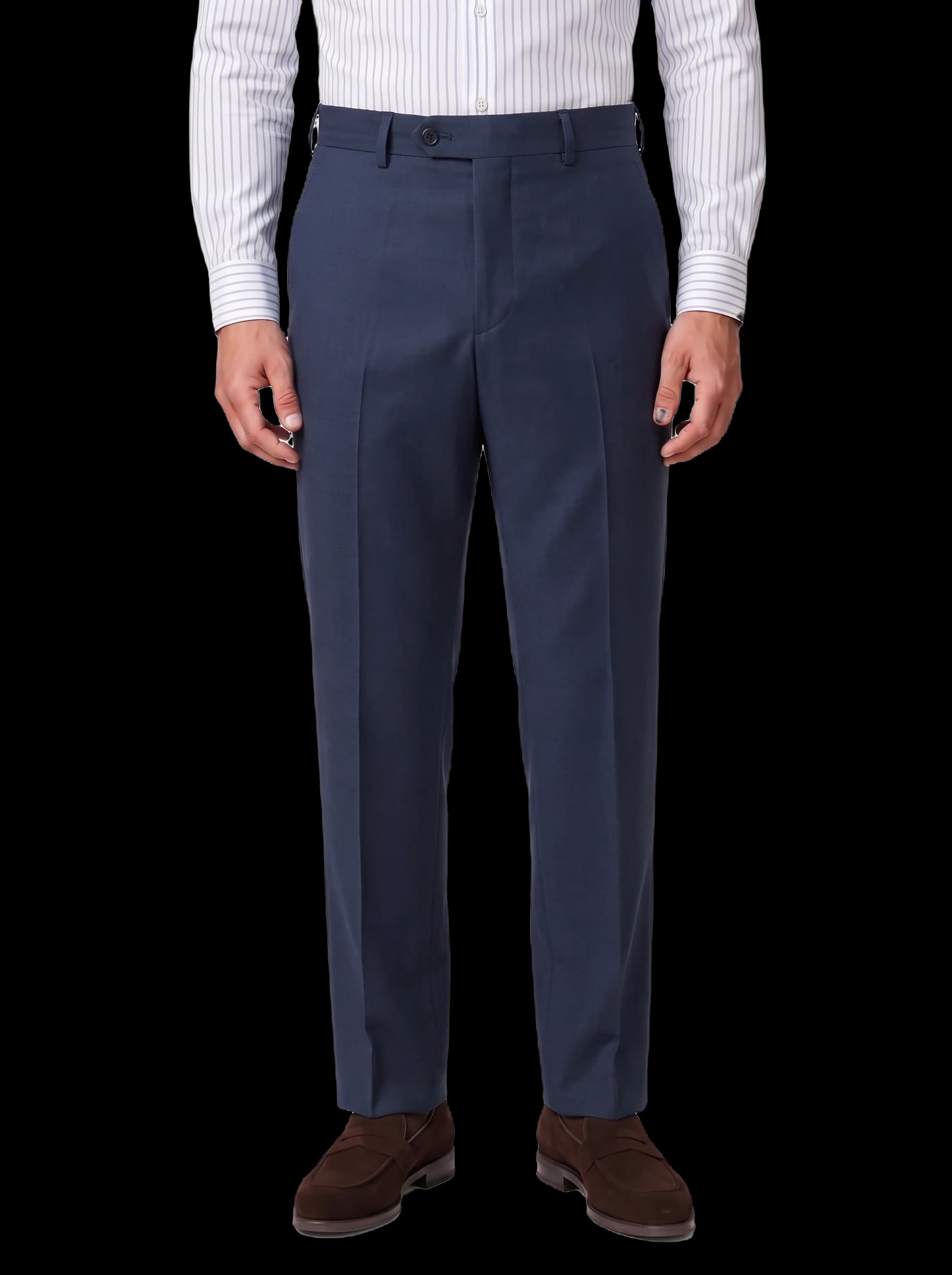 The Custom Trouser - Navy Check