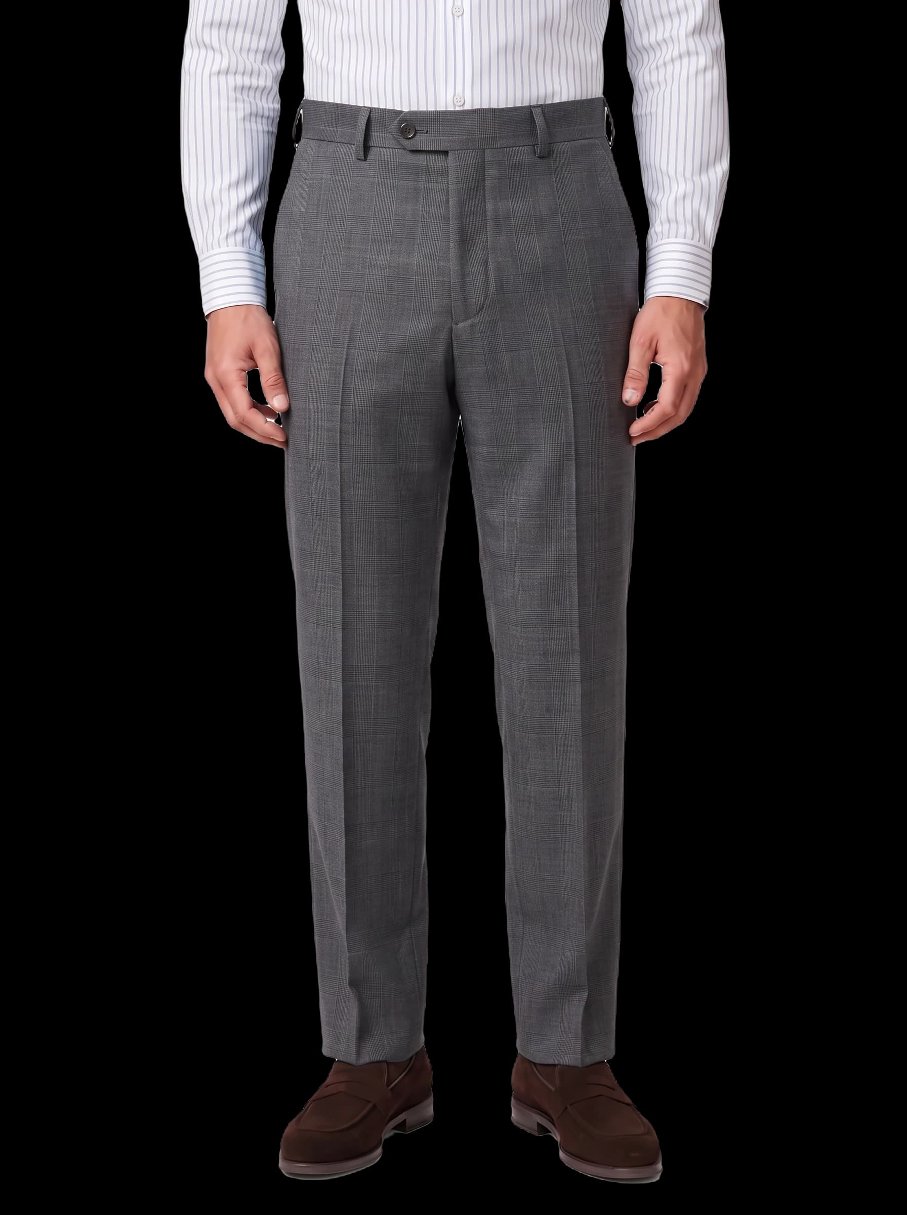 The Custom Trouser - Grey Check