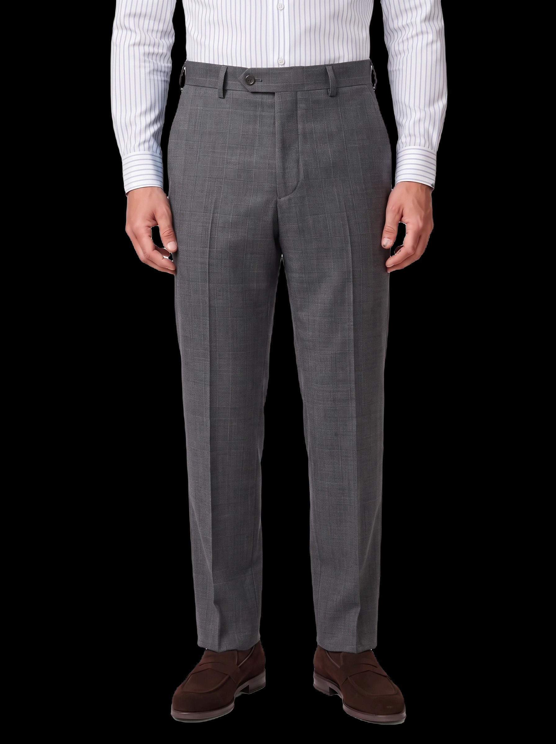 The Custom Trouser - Grey Check