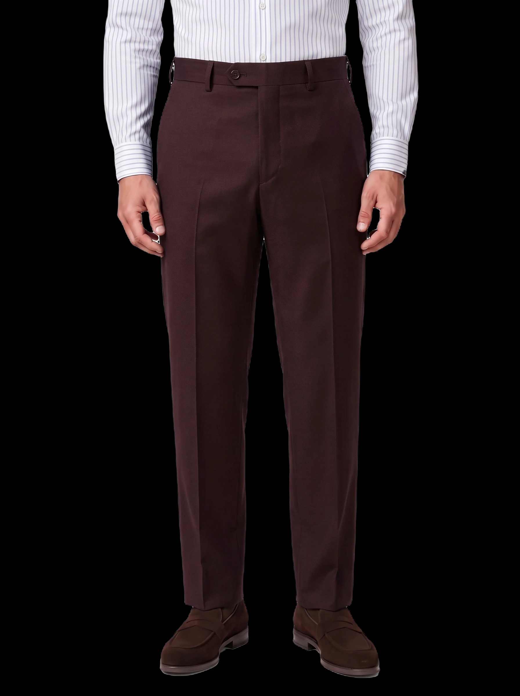 The Custom Trouser - Burgundy