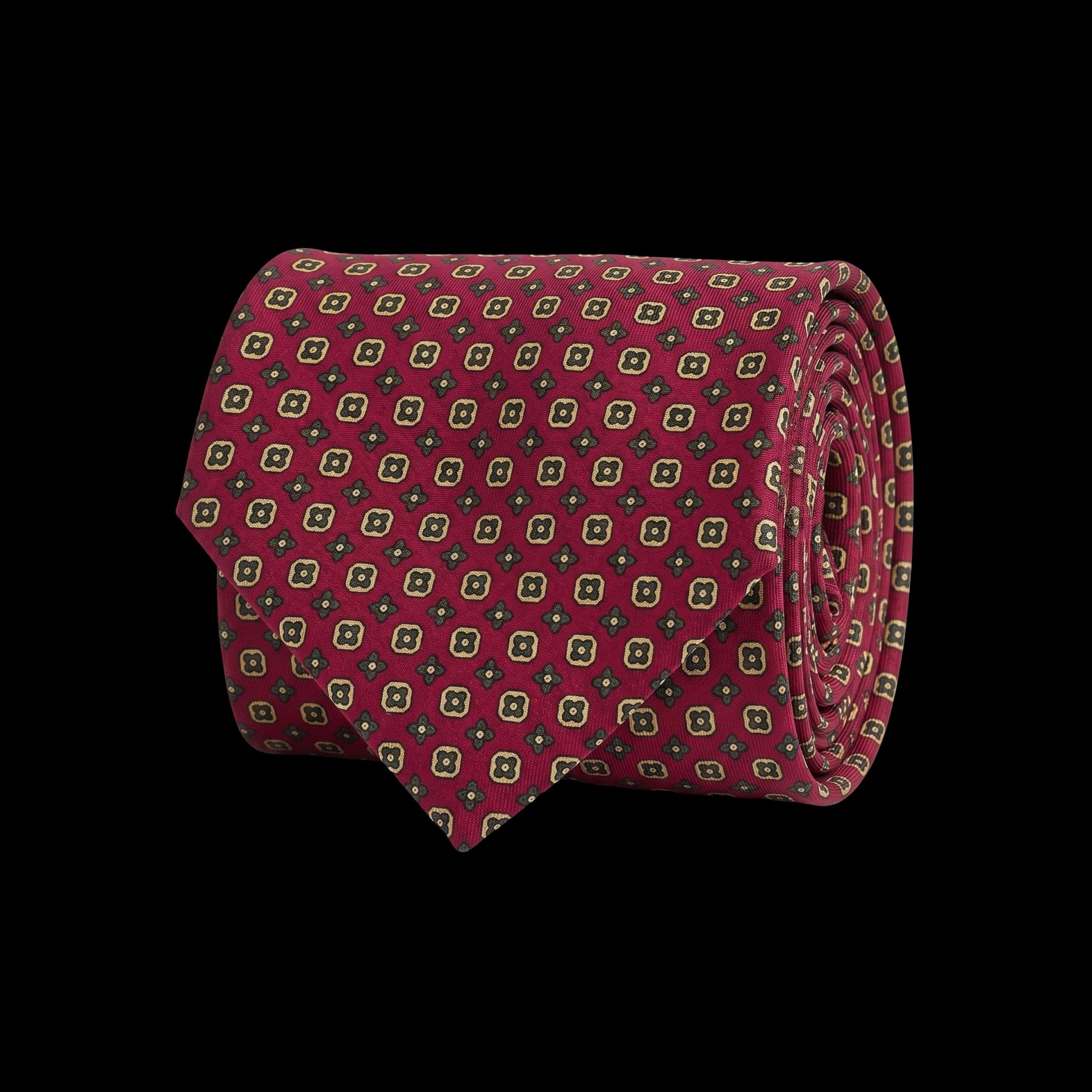 Quatrefoil - Burgundy