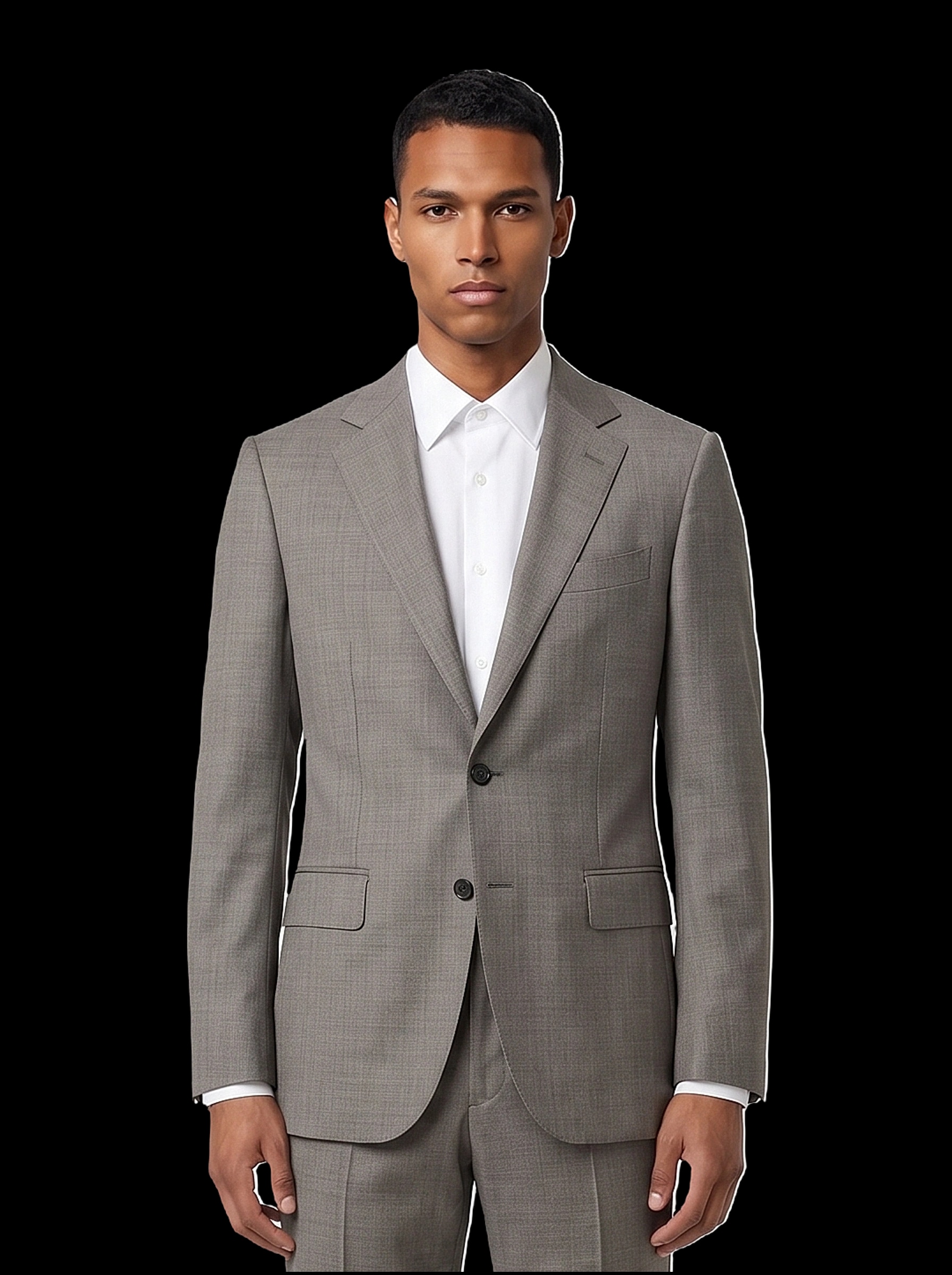 The Custom Suit - Beige Melange - Main