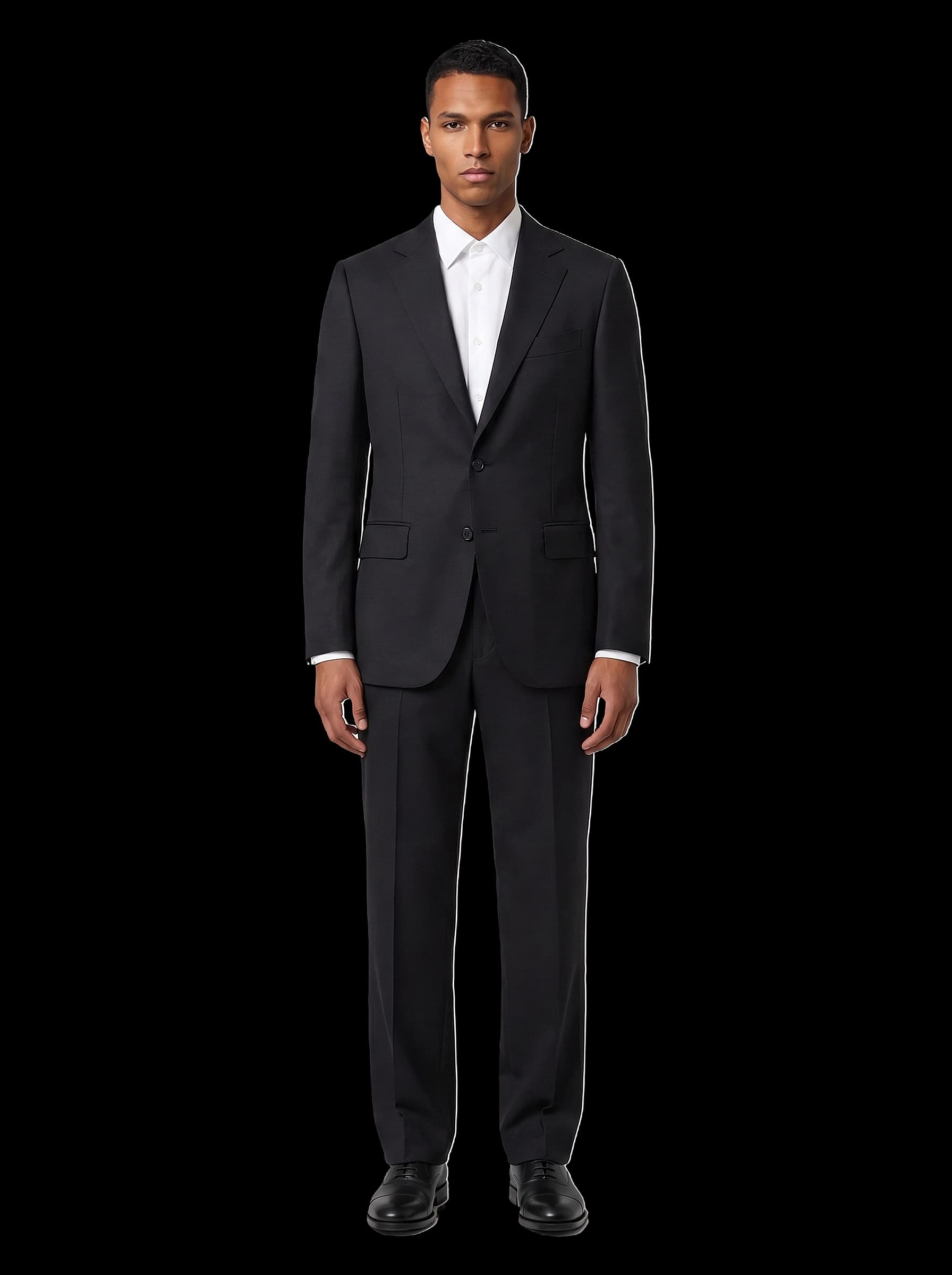 The Custom Suit - Black Twill
