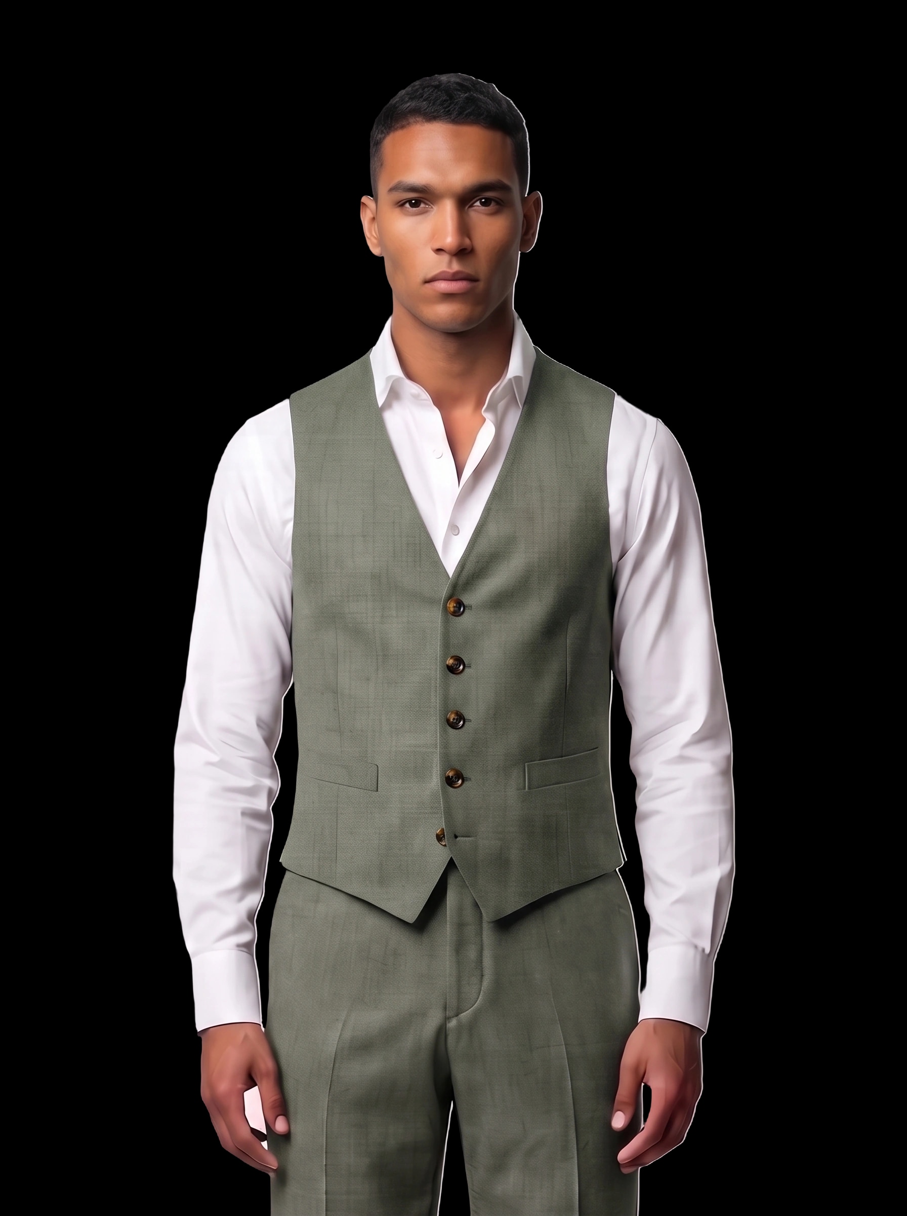The Custom Vest - Sage Green