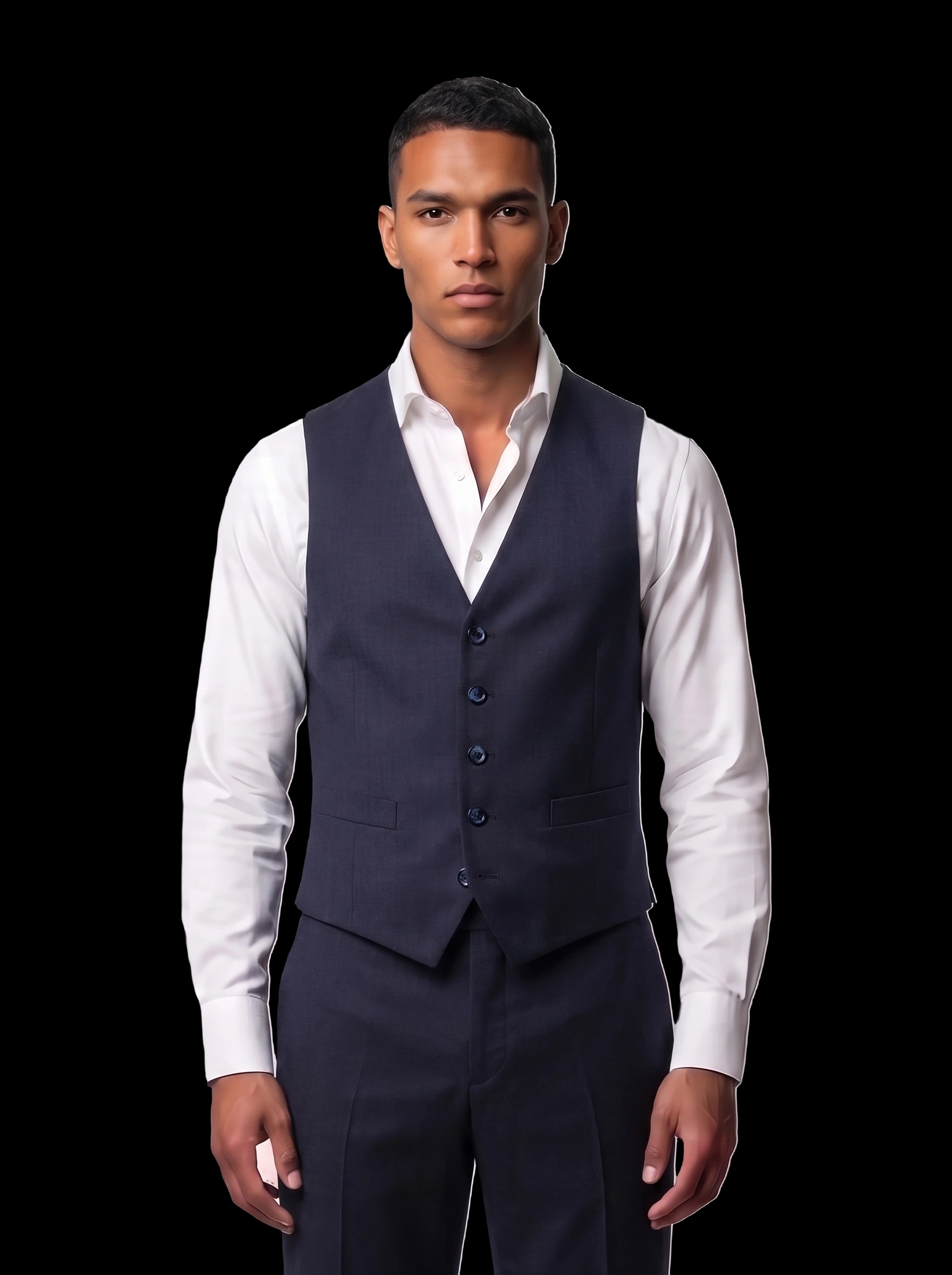 The Custom Vest - Navy Blue