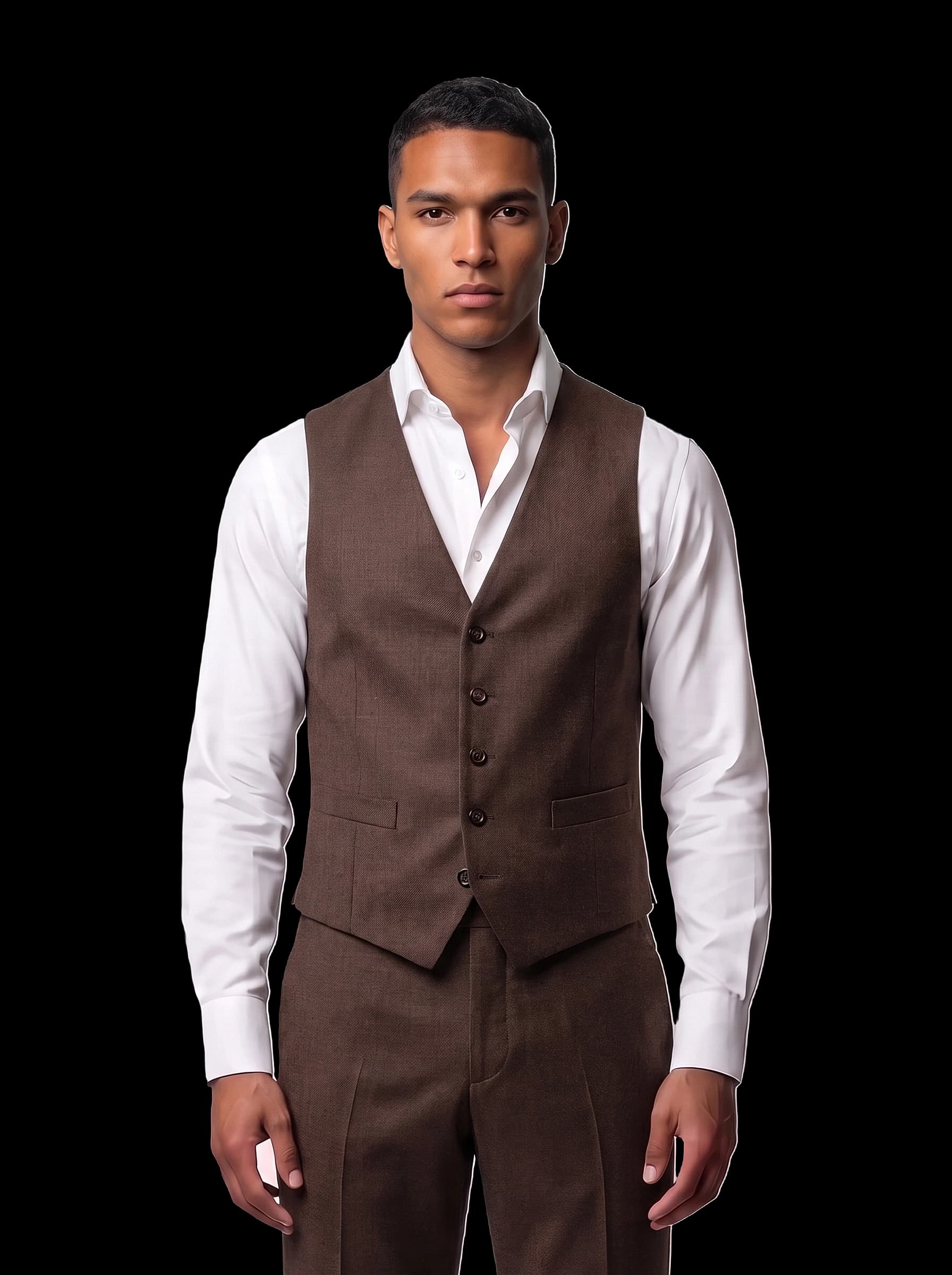 The Custom Vest - Chocolate