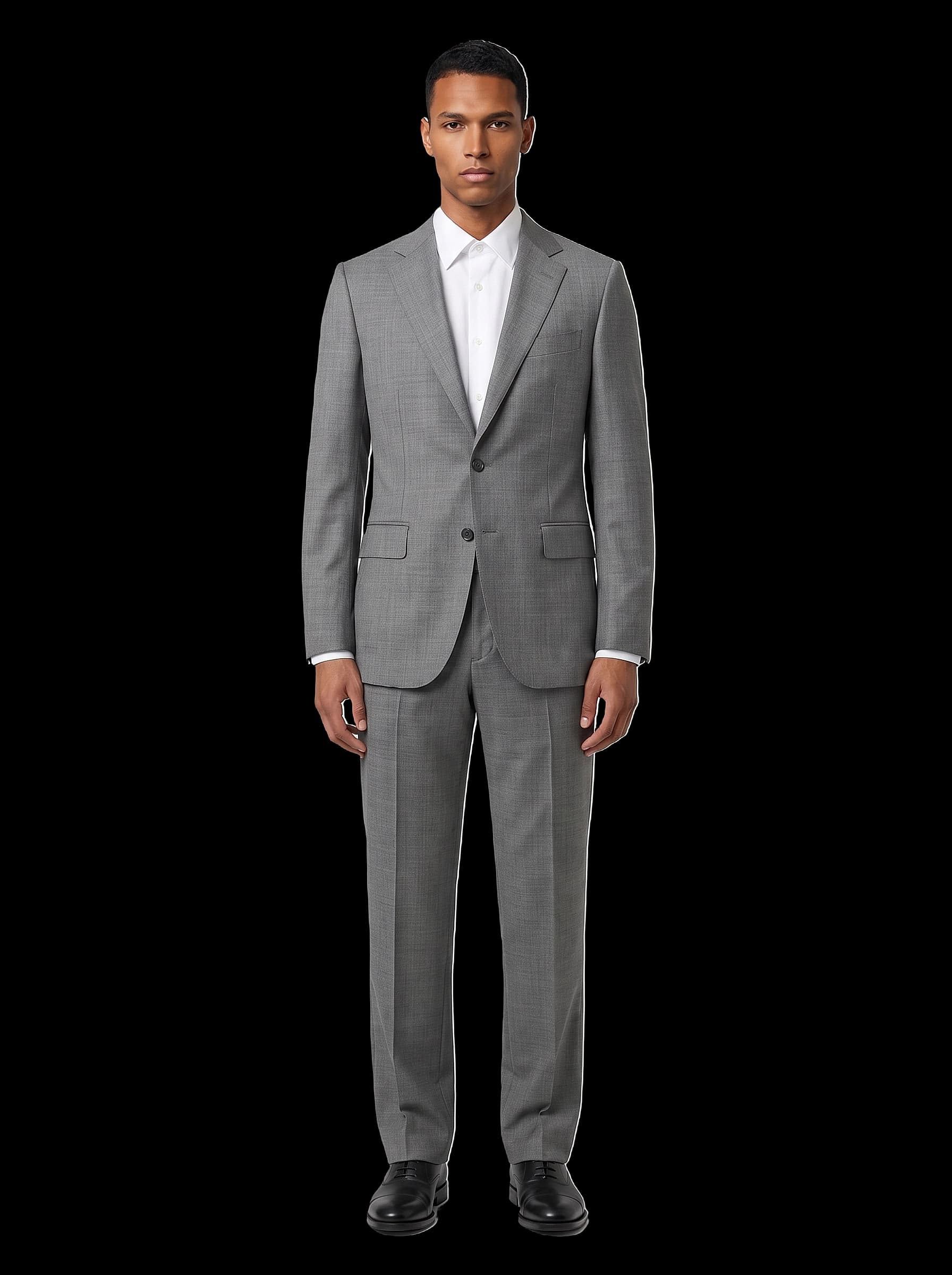 The Custom Suit - Grey Sharkskin