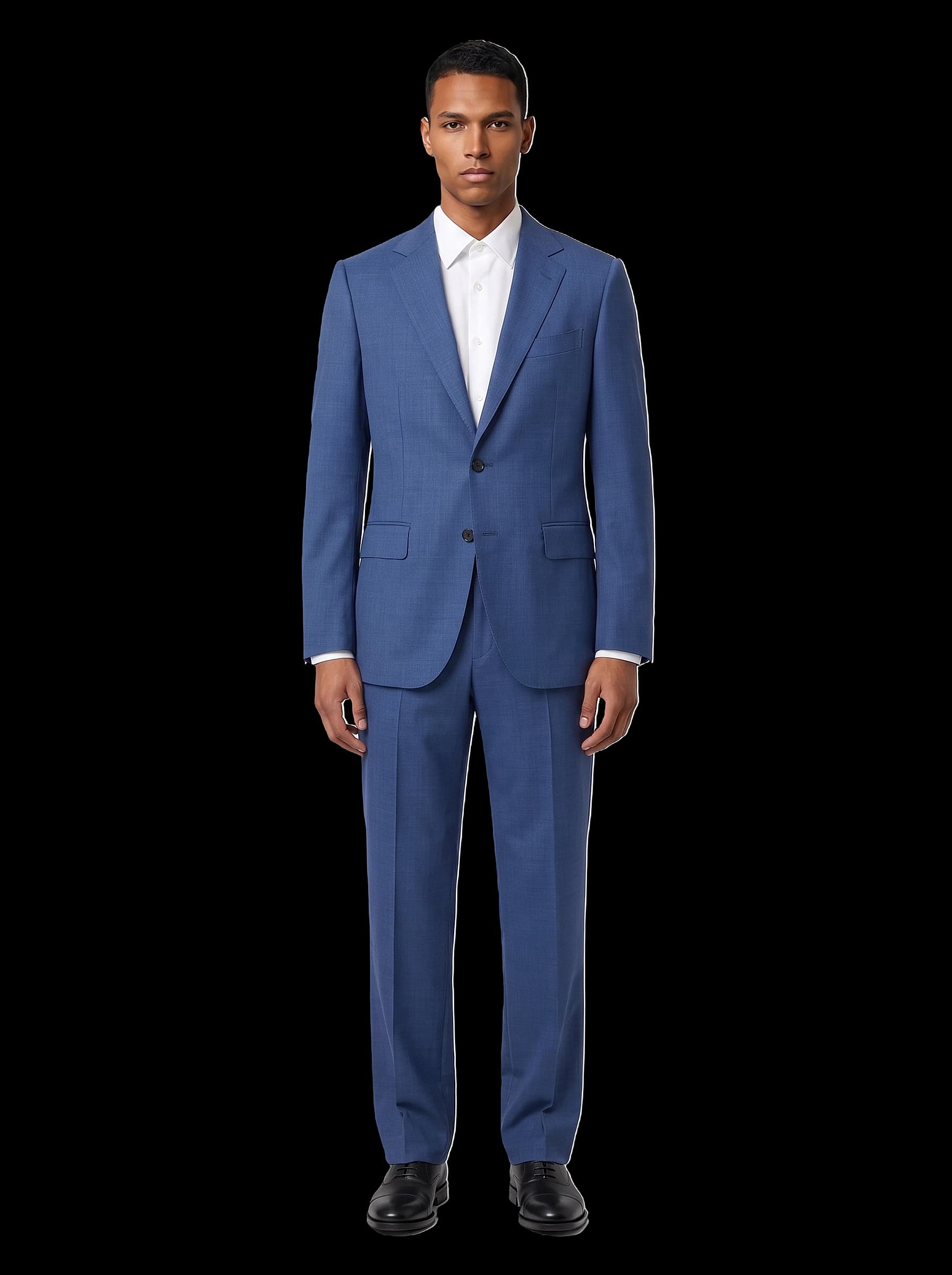The Custom Suit - Light Blue Sharkskin
